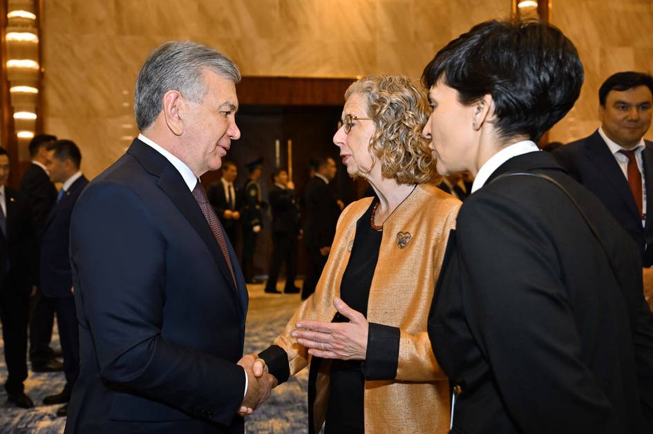 Shavkat Mirziyoyev Ostonada BMTning Atrof-muhit boʻyicha dasturi ijrochi direktori bilan muloqot qildi